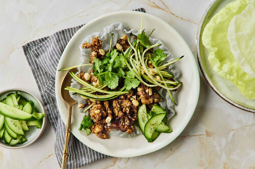 Fragrant Pork Larb and Crispy Rice Paper