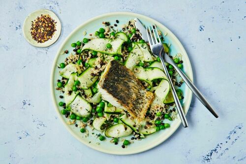 Barramundi and Rice Blend Salad