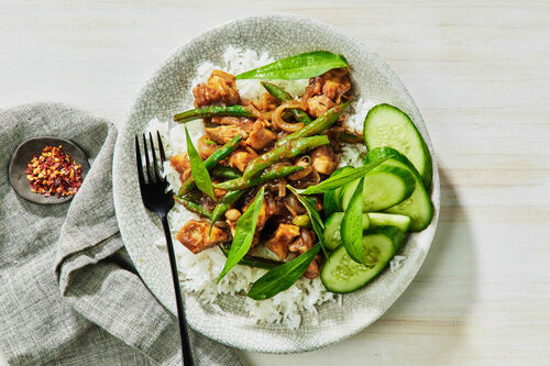 Fragrant Sticky Szechuan Chicken and Rice