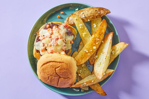 Pimento Cheese Impossible Smash Burger