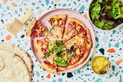 Bacon 'n' Pineapple Sourdough Pizzas