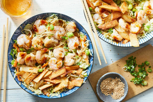 Jumbo Shrimp Egg Roll Bowl