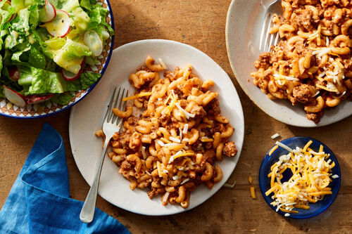 American Chop Suey with Ground Turkey