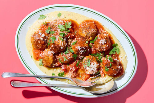 Pork Sausage Meatball Marinara