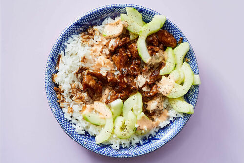 Hoisin Turkey Rice Bowl