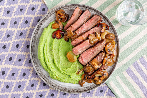 Saftiges Bio-Rinderhüftsteak