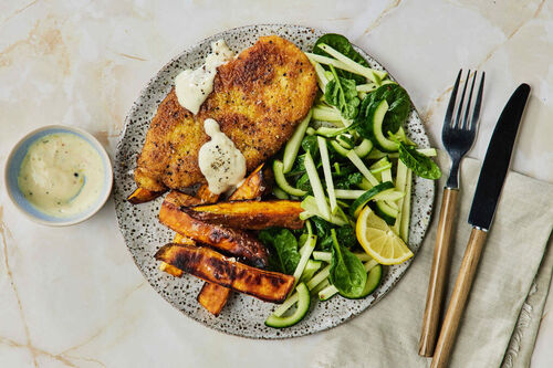 Lemon Myrtle Chicken Schnitzel