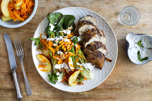 Gebakken kipfilet met ras el hanout