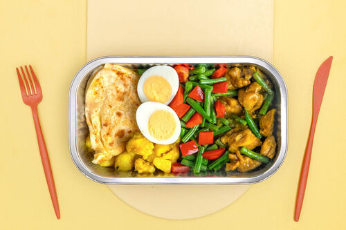 Surinaamse roti kip masala