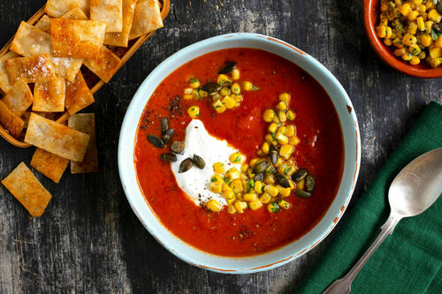 Mexicaanse paprikasoep