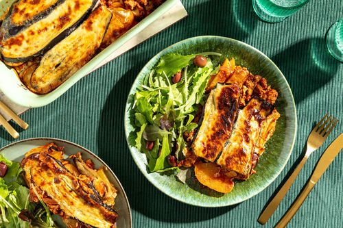 Moussaka met varkensgehakt