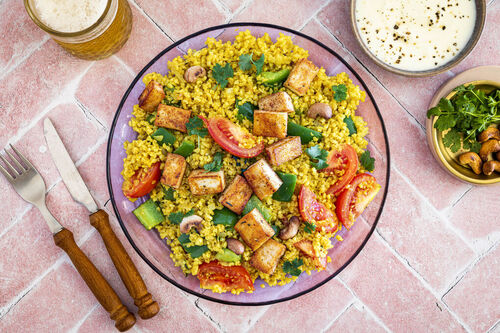 Tandoori-Masala-Paneer mit Joghurt