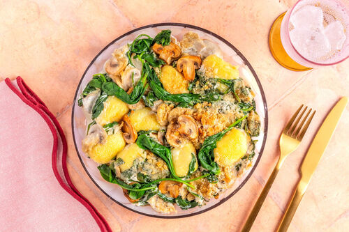 Überbackene Käse-Gnocchi