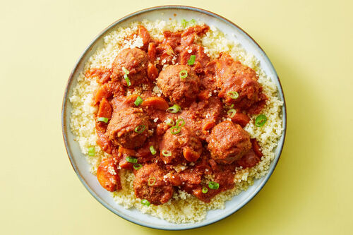 Mediterranean Lamb Meatball Stew