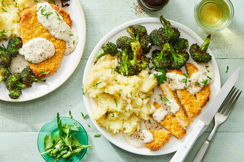 Chicken-Fried Chicken & Warm Potato Salad