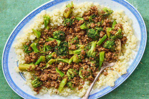 Low-Carb Ground Beef & Broccoli