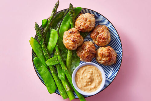 Broiled Ginger-Pork Meatballs
