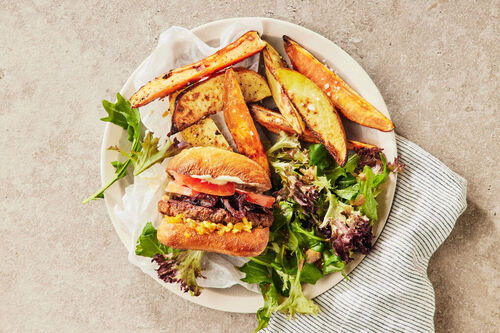 Vegan 'Cheese' Burger