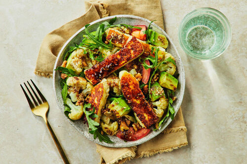Carb-Conscious Haloumi Salad