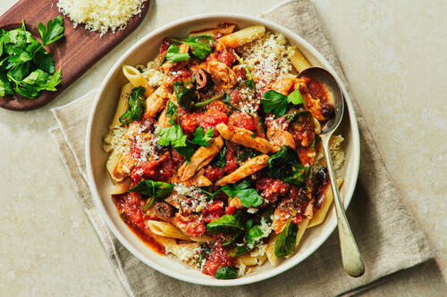 Provencal Chicken Penne Pasta