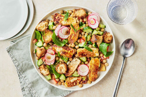 Haloumi Fattoush Salad
