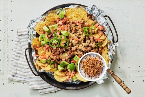 Spicy Plant-Based Nachos