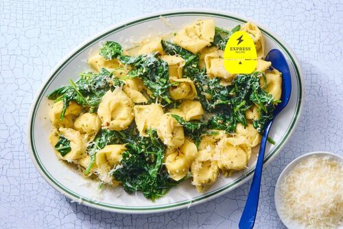 Express Recipe! Creamy Cheese Tortelloni