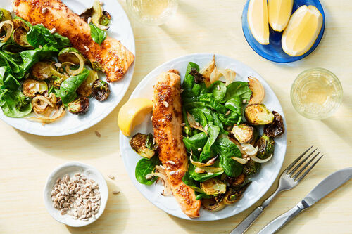 Hot Honey Glazed Trout