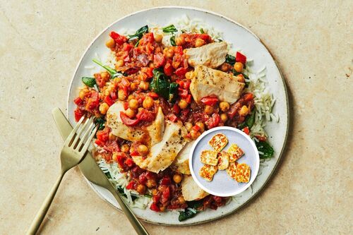 Egyptian-Style Haloumi Rice