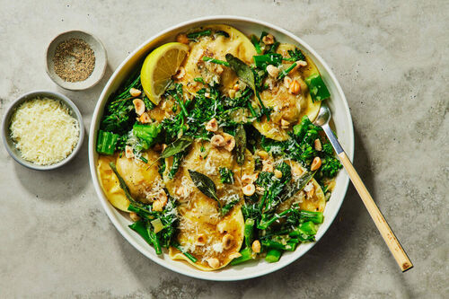 Osso Buco Ravioli and Sage Butter Sauce