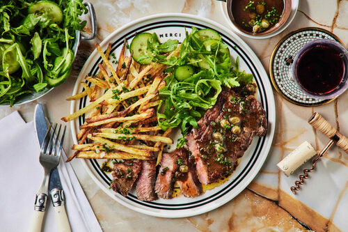 Steak Frites with Café de Paris Butter