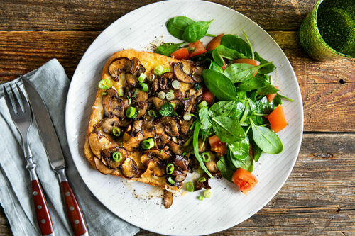 Dutch Baby met champignons