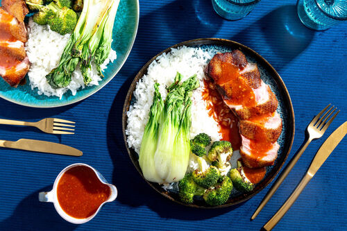 Zoet-zure eendenborst