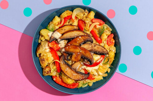 Aardappelpannetje met portobello