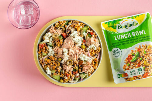 Tonijn-speltsalade met feta