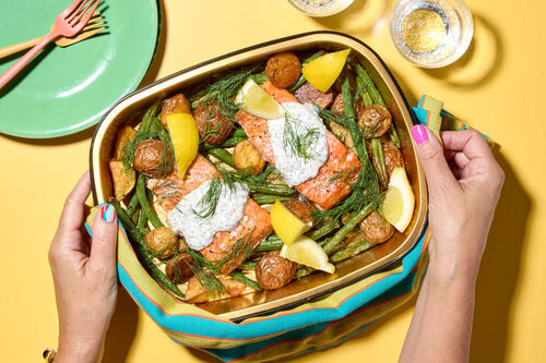 Roasted Salmon & Veggies