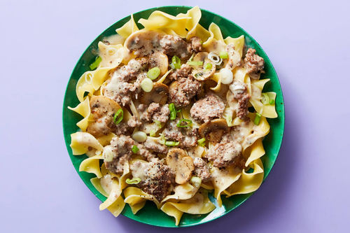 Savory Chicken Stroganoff
