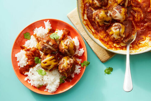 Cheesy Tex-Mex Meatballs