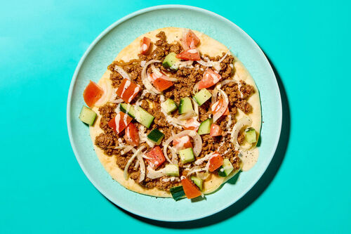 Harissa Beef Pita Wrap