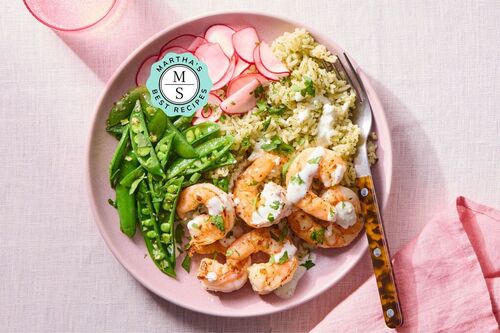 Martha's Best Jumbo Shrimp & Green Rice