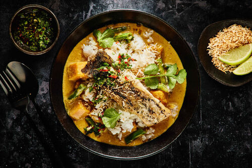 Australian Barramundi Yellow Curry