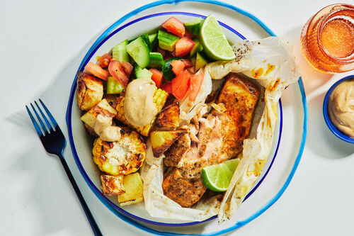 Creole Salmon Parcels