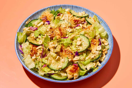 Asian Chicken Salad with Double Chicken!