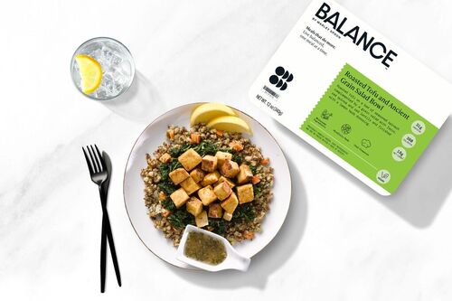 Roasted Tofu & Ancient Grain Salad Bowl