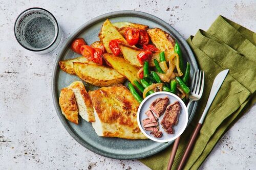 Golden Seared Beef Porterhouse Steaks