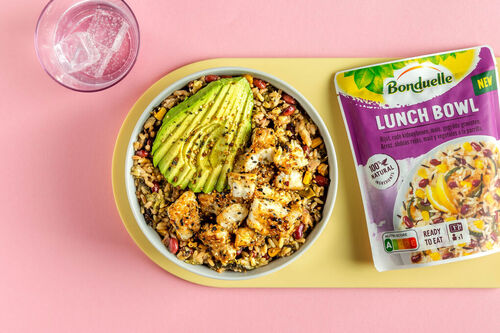 Gebakken witvis poké style