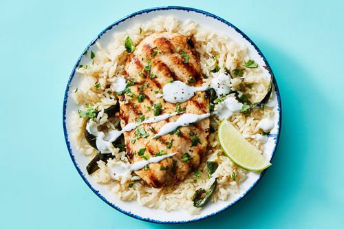 High-Protein! Cilantro-Lime Grilled Chicken