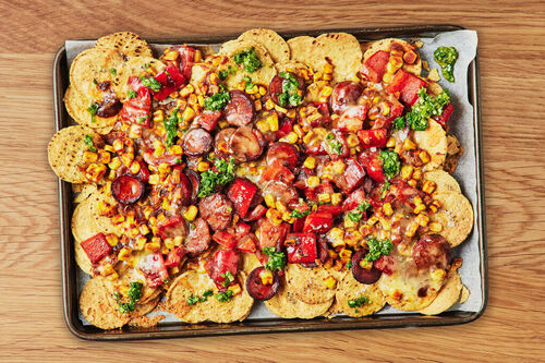 Chorizo-Loaded Corn Chips