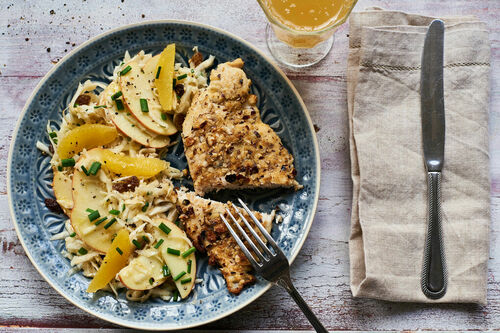 Bio-Hähnchenfilet im Nussmantel