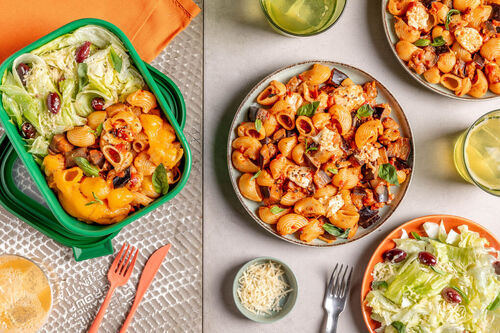 Auberginenpasta & Nudelauflauf